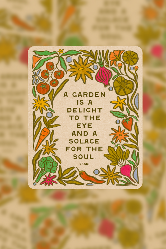 Garden Delight Sticker