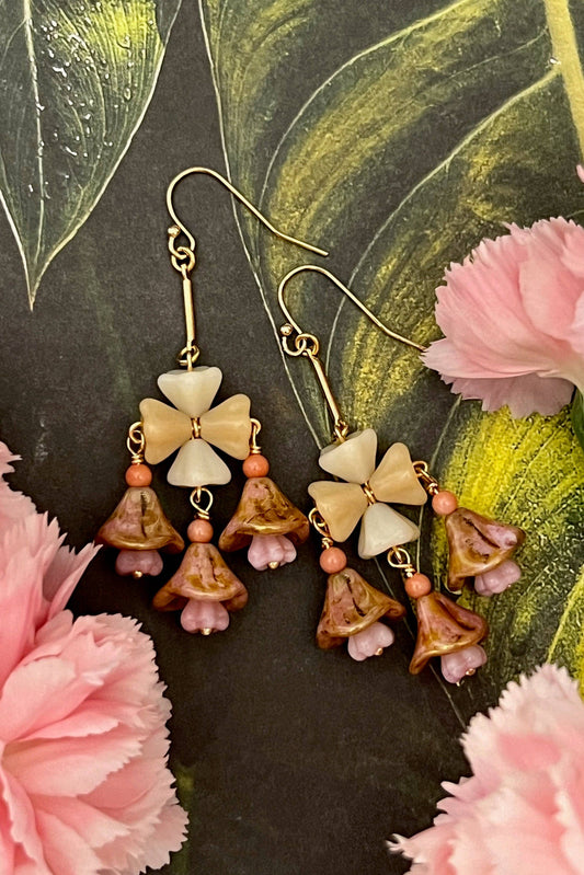 Freesia Earrings | Pink