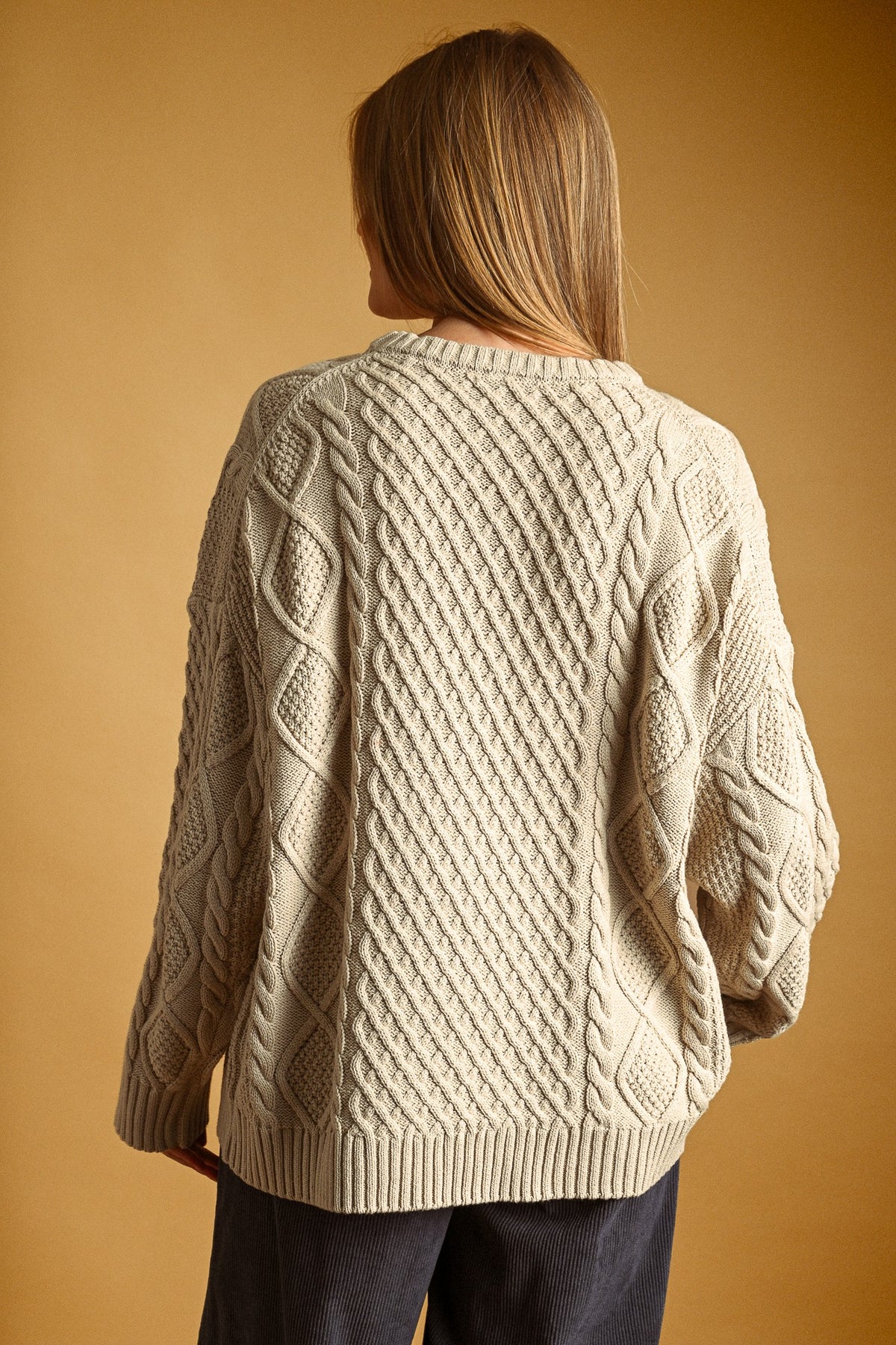 Widow's Bay Knit Sweater | Beige