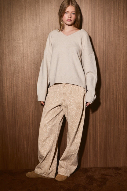 Vanilla Bean Oversized Sweater
