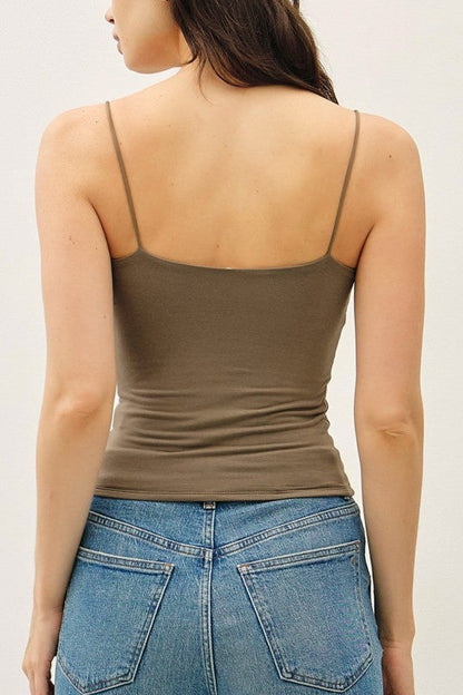 So Soft Basic Tank Top | Olive