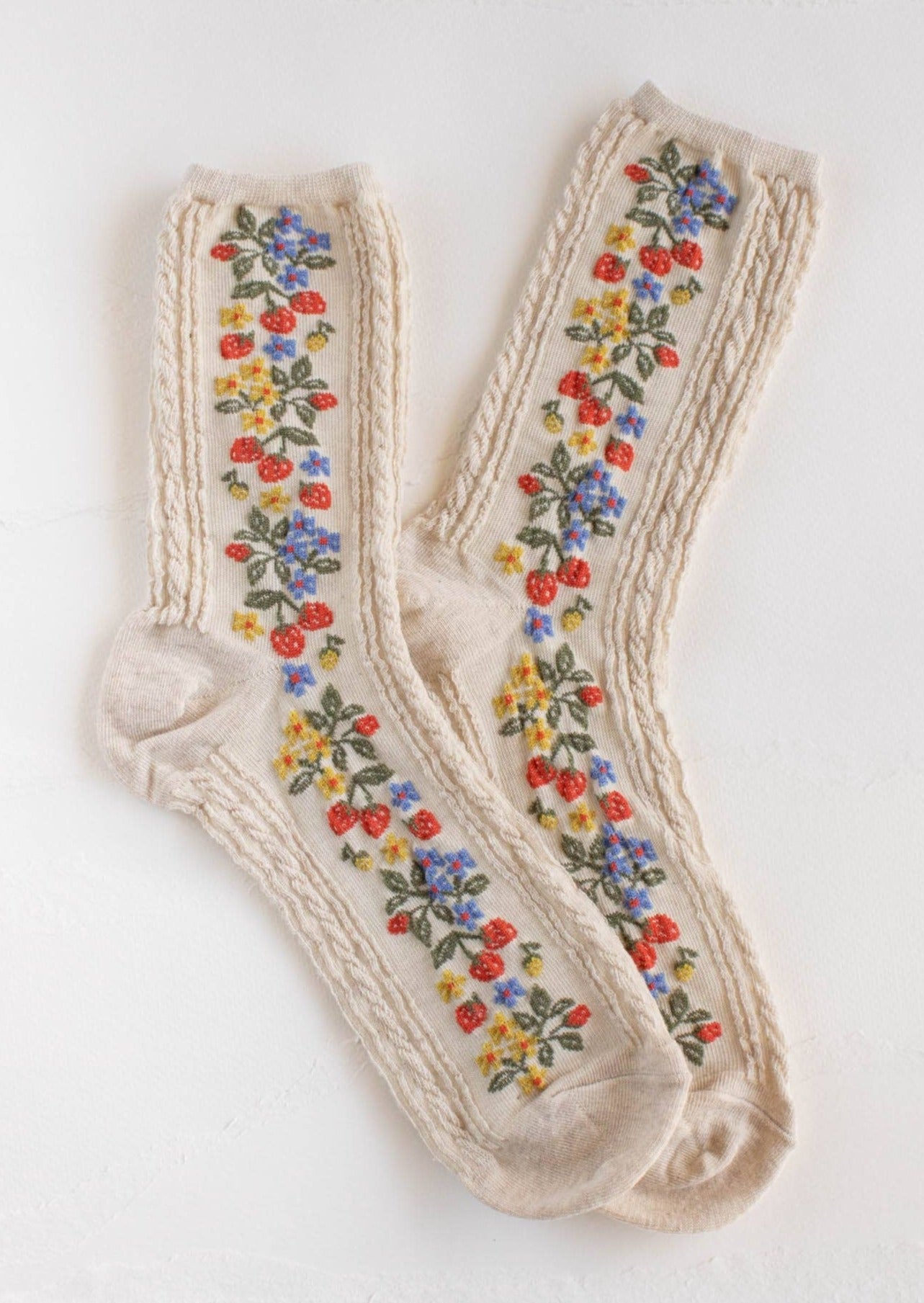 Strawberry Patch Socks