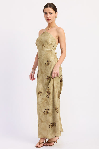90s Green Dream Maxi Dress