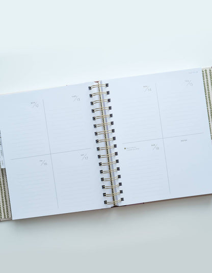 2027 Binder Planner | Folk Art Print