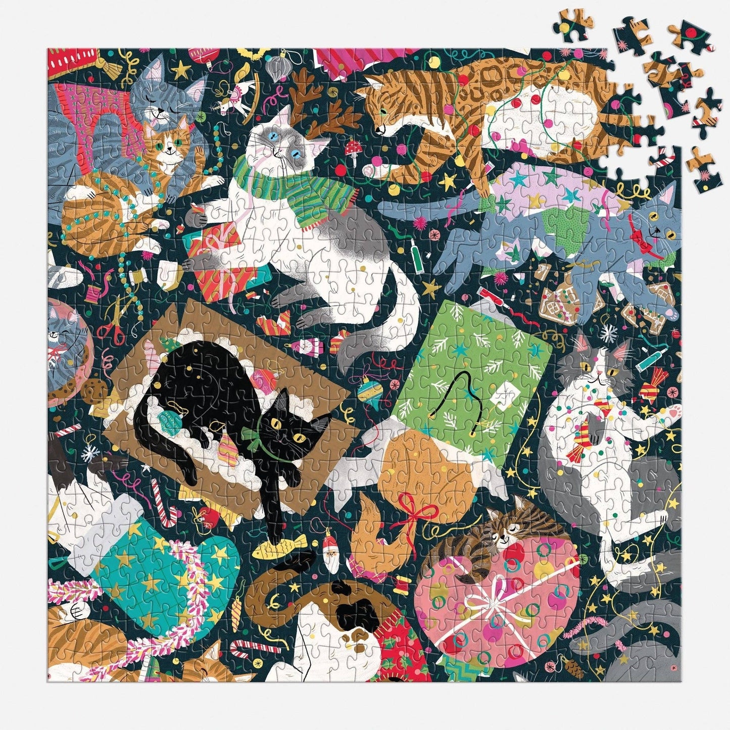 Catmas Chaos | 500 Piece Foil Puzzle