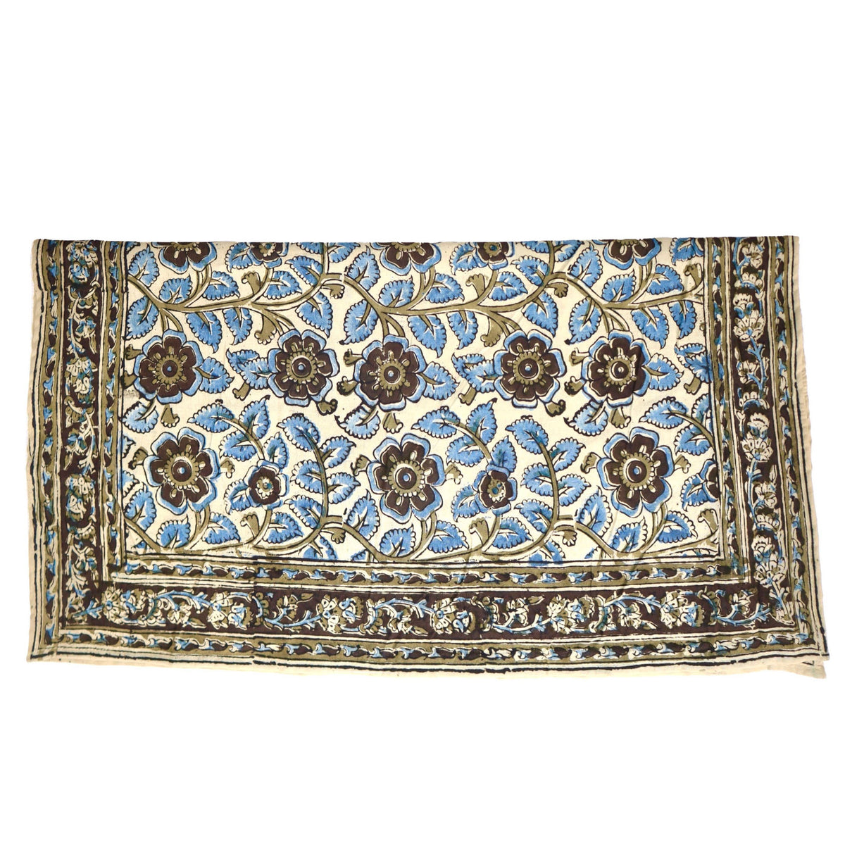 Kalamkari Cotton Bandana | Dusky Blooms
