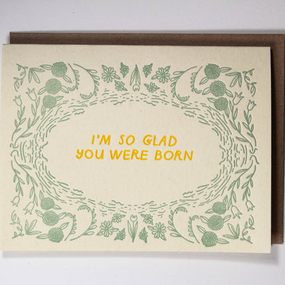 Glad Born Card
