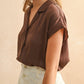 Sleeveless Button Up | Bean
