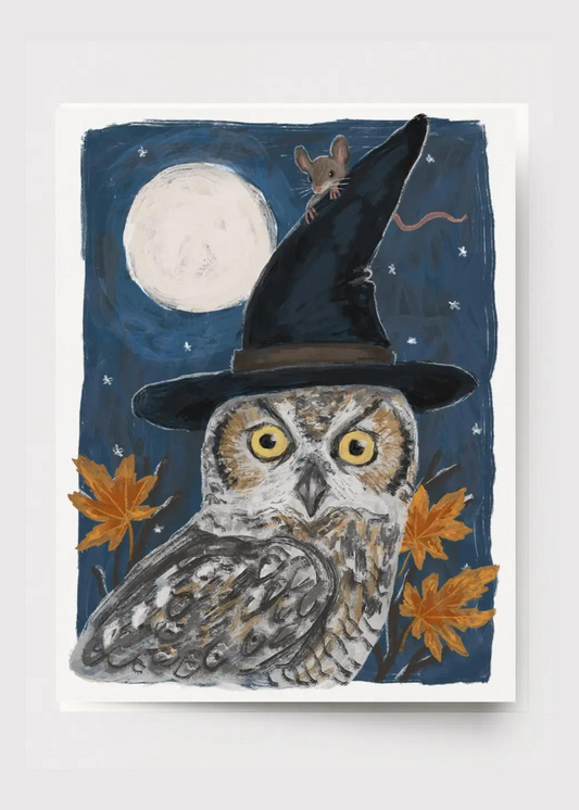 Owl and Mouse Card