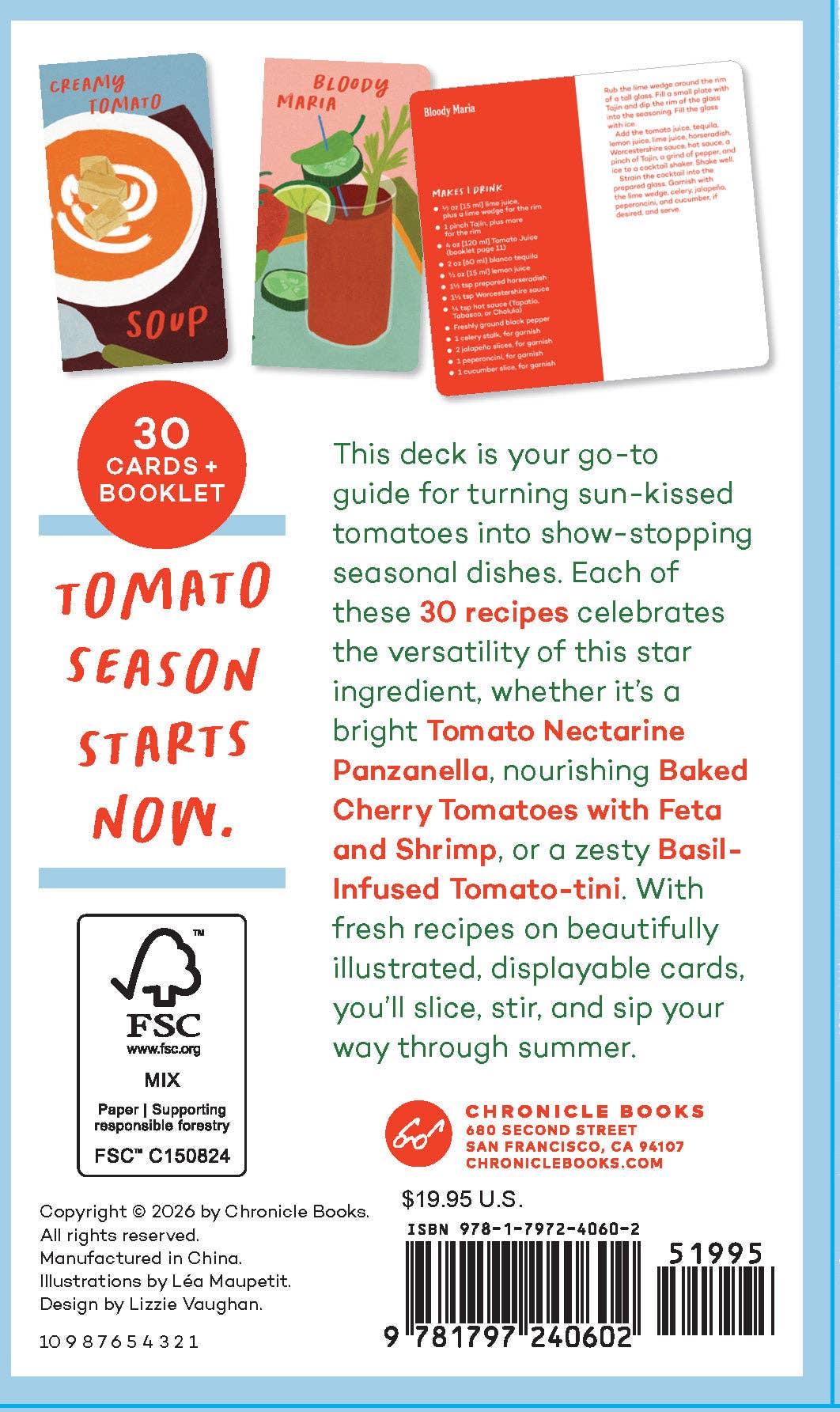The Tomato Deck: 30 Vine-Ripened Recipes for Summer