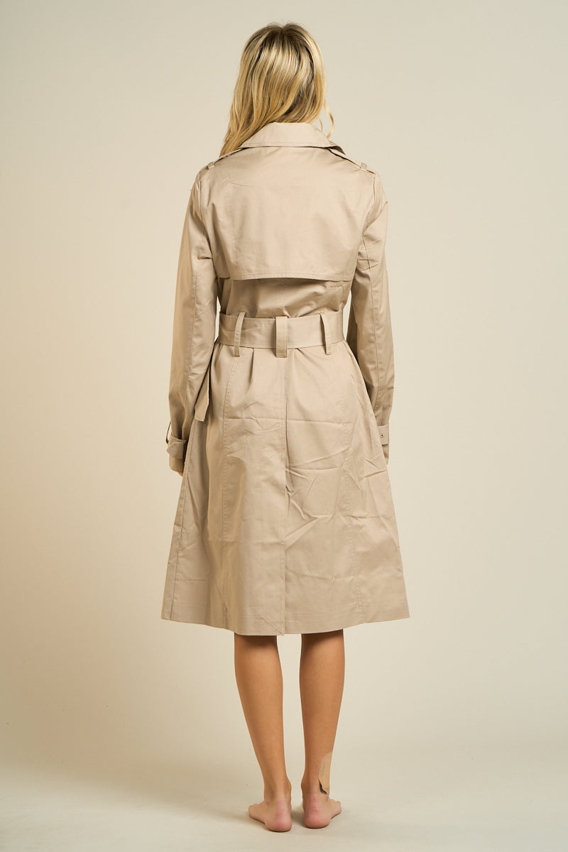 Long Trench Coat | Sand