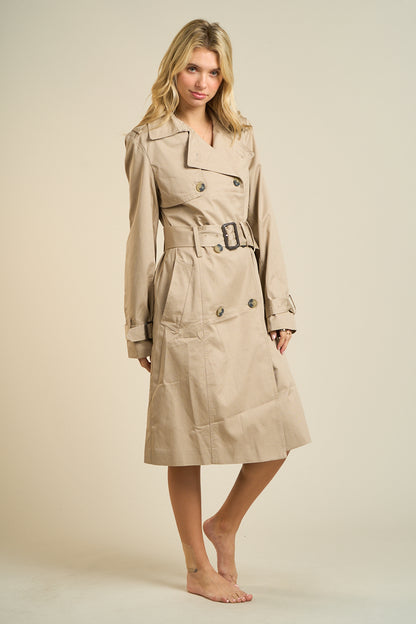 Long Trench Coat | Sand