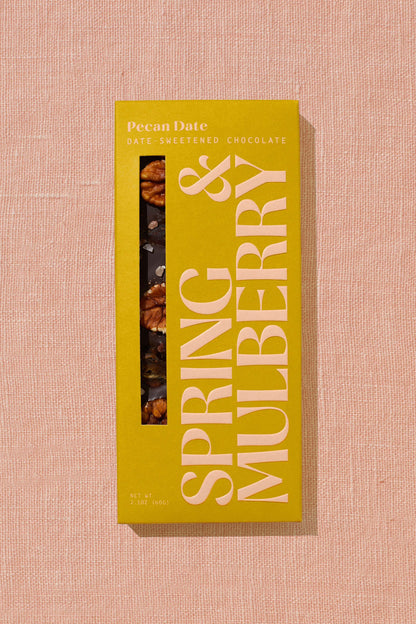 Pecan Date Date-Sweetened Dark Chocolate