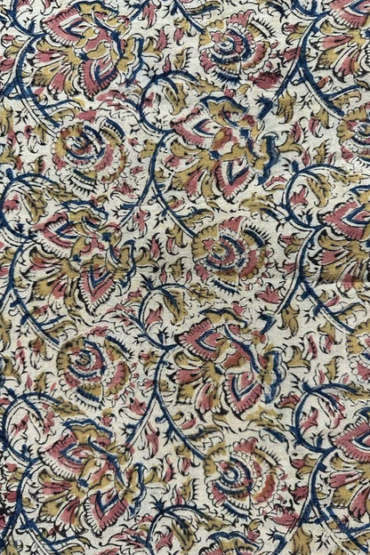 Kalamkari Cotton Bandana | Rosemary