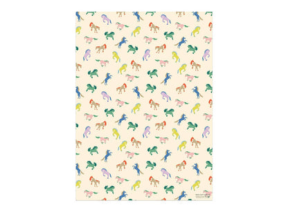 Wild Horses Rolled Gift Wrap