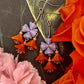Freesia Earrings | Orange