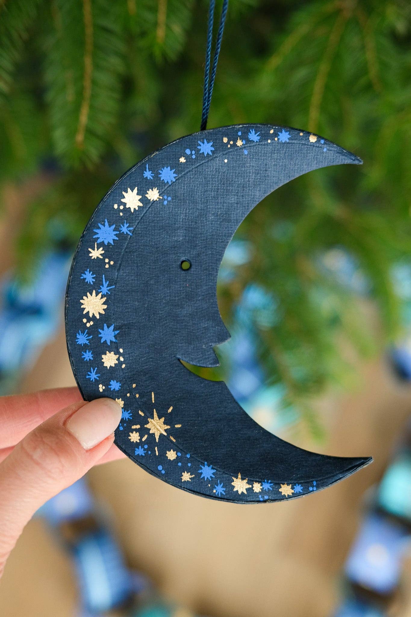 Midnight Moon Ornament