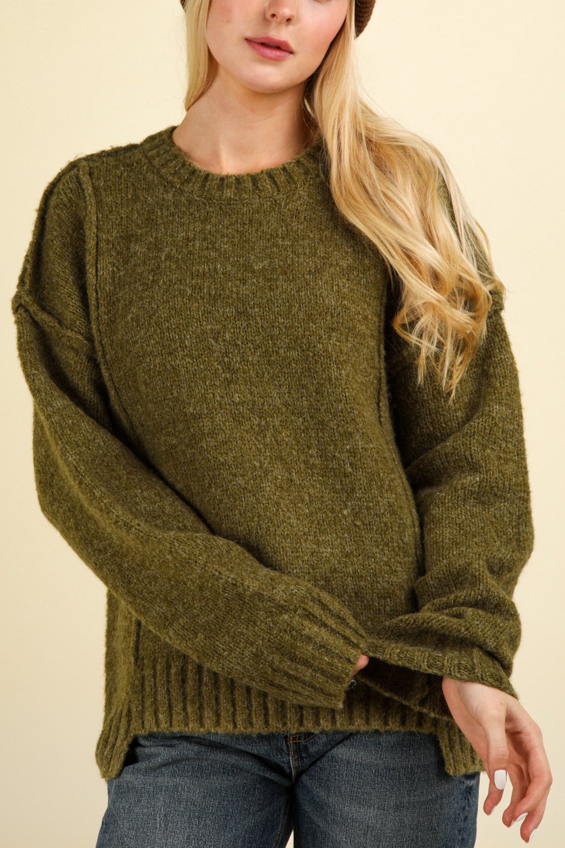 Everyday Knit Sweater | Olive