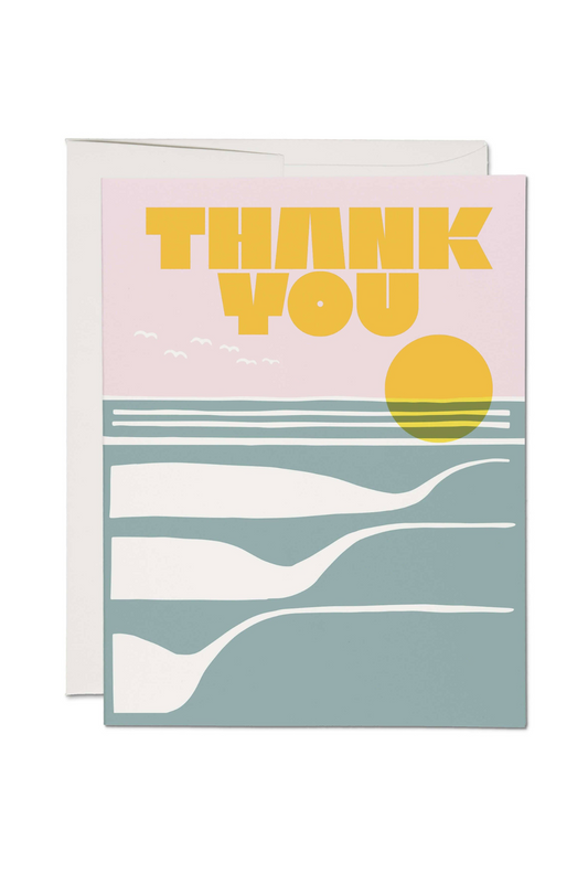 Ocean Sunset Card