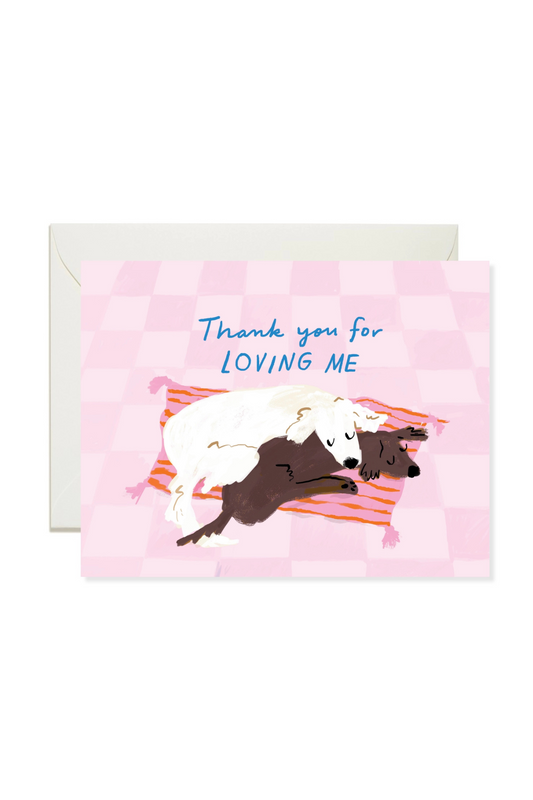 Snuggle Dogs Card