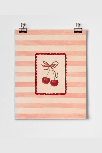 Cherry Art Print | 11 x 14