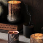 Woodfire Crackle Glass Candle