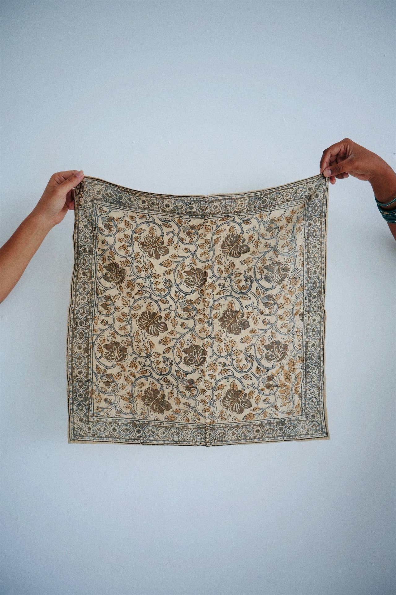 Kalamkari Cotton Bandana | Arabian Jasmine