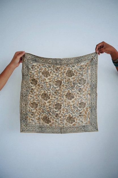 Kalamkari Cotton Bandana | Arabian Jasmine