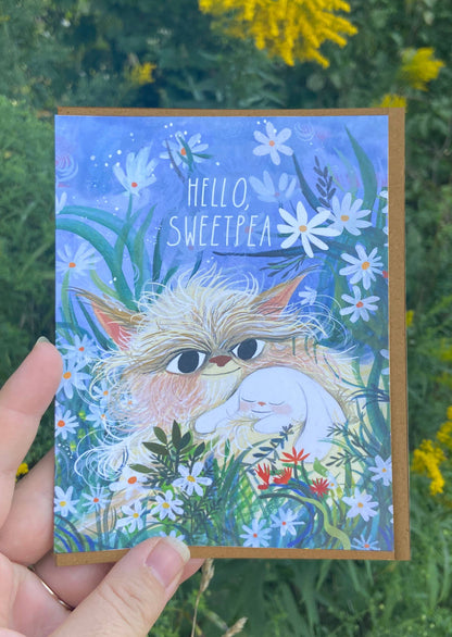Hello Sweetpea Card