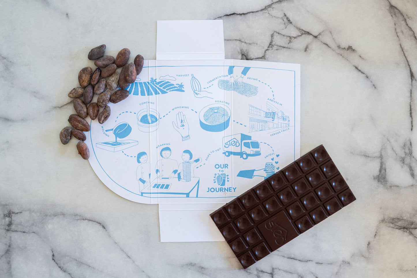 Mini Chocolate Bar | Pecan Orange Spice