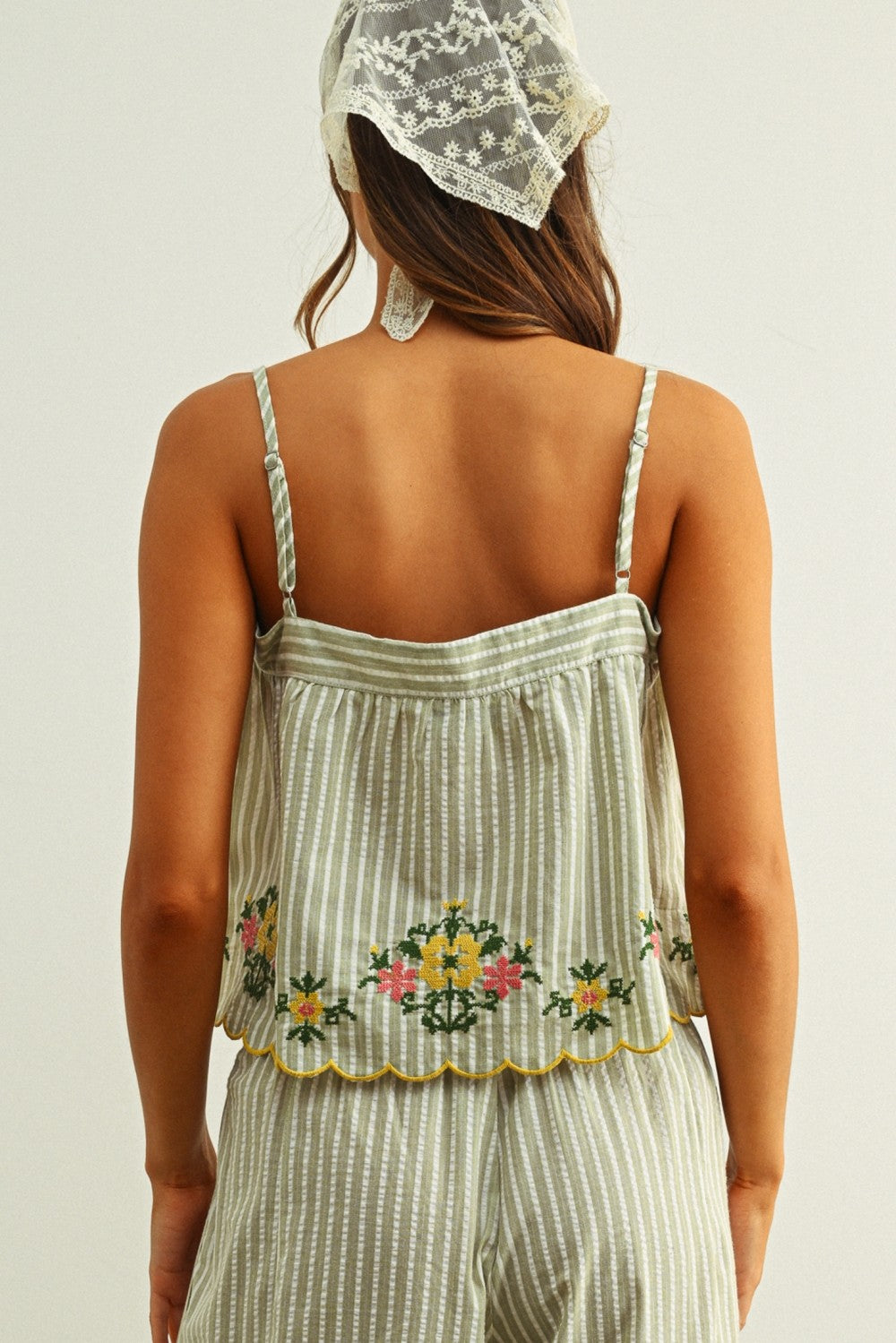 Embroidered Garden Top