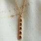 Scarlet Necklace | Ruby CZ