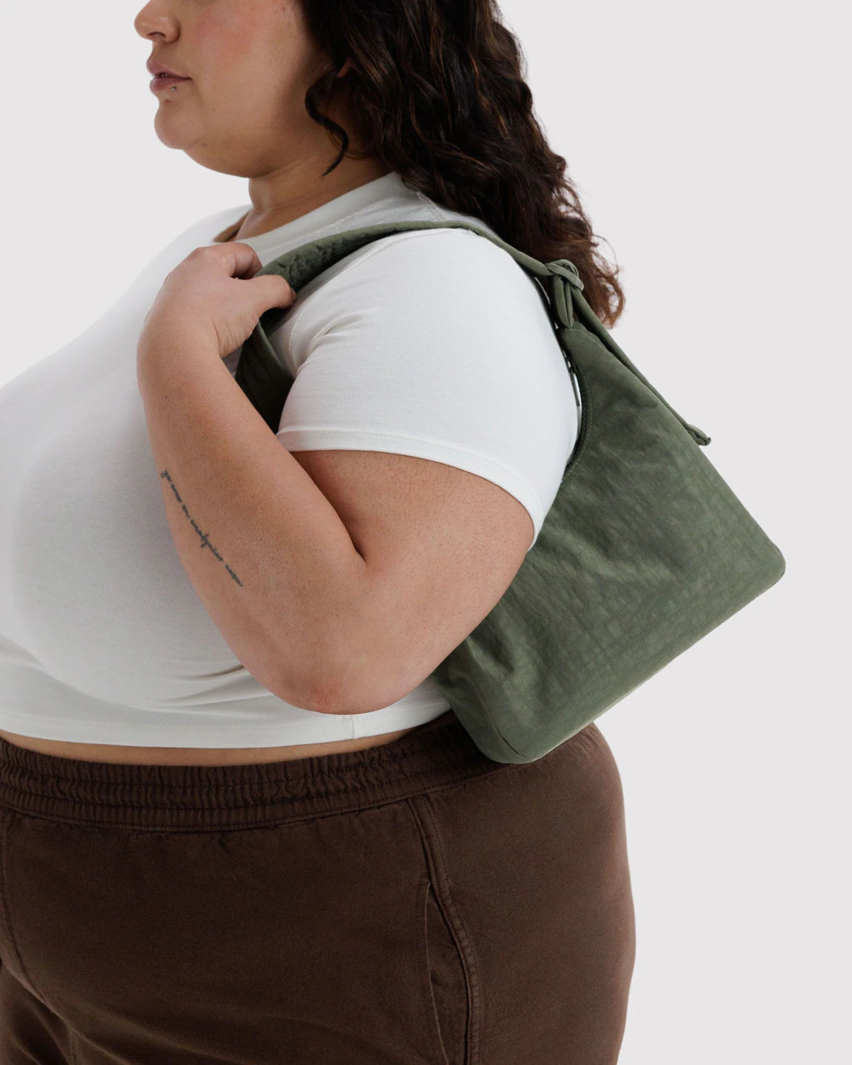 Mini Nylon Shoulder Bag | Caper