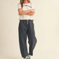 Barrel Trousers | Navy