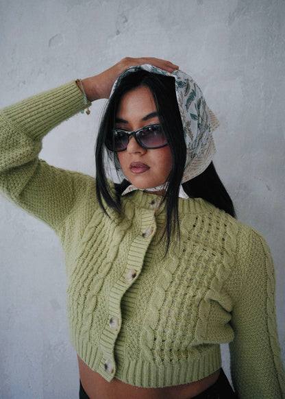 Kalamari Cotton Bandana | Evergreen