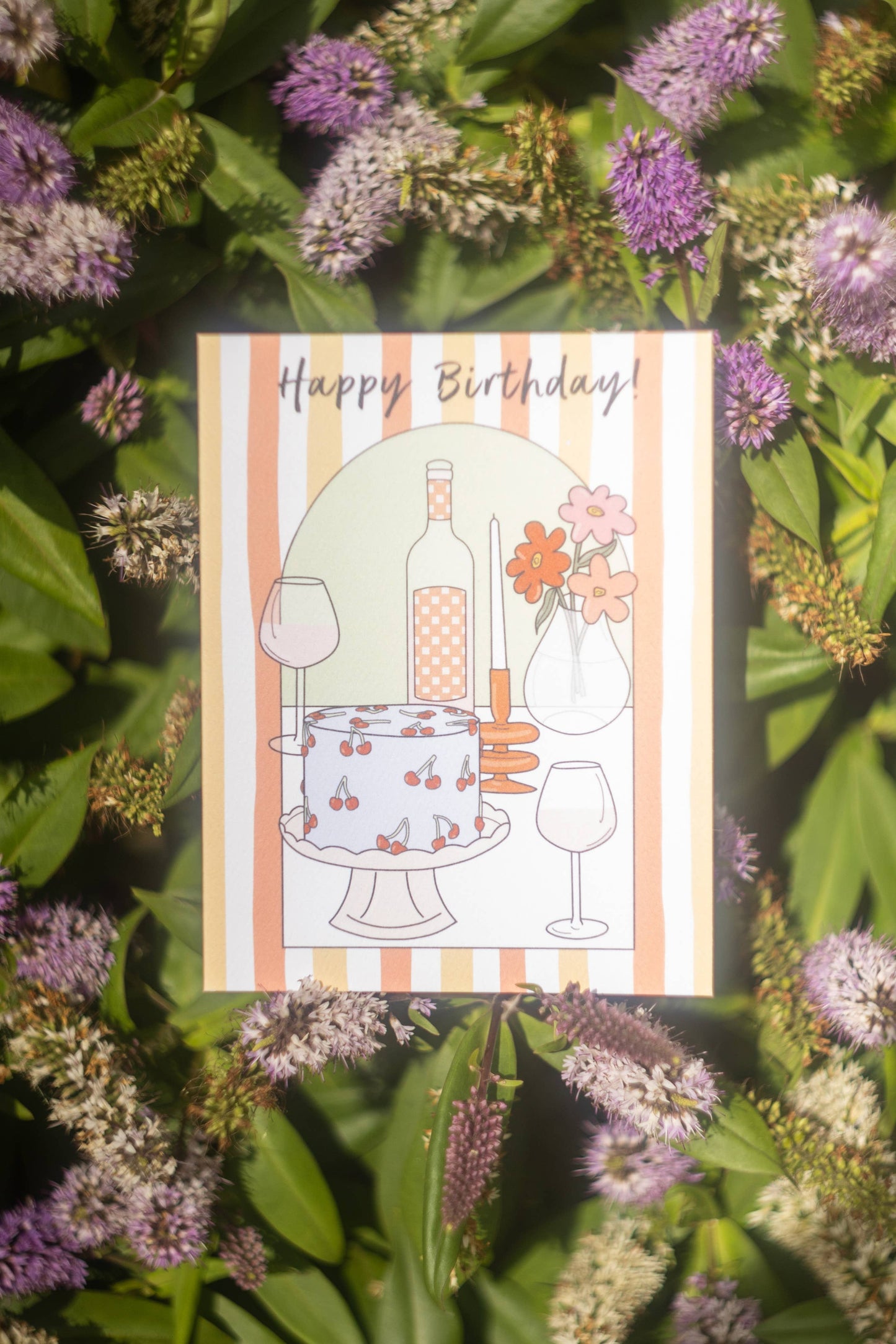 Birthday Stripes Card