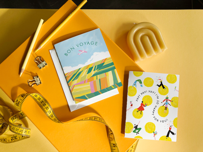 Bon Voyage Fields Travel Card