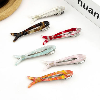 Fish Hair Clip | Aquamarine