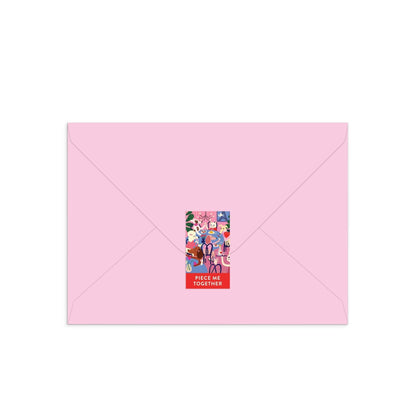 Paws for Love Greeting Card | 60 Piece Puzzle