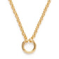 Rolo Chain with Charm Holder Necklace