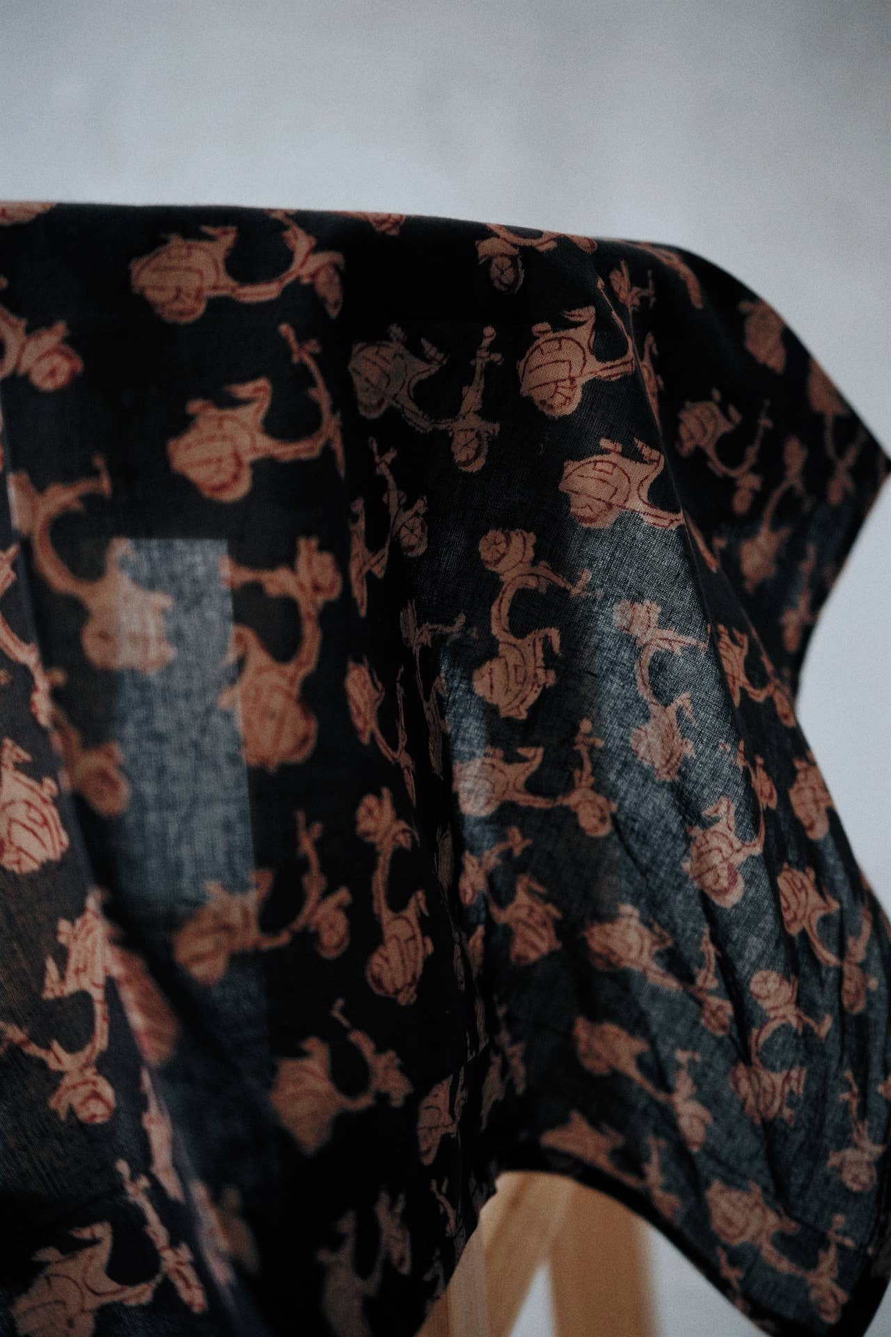 Kalamkari Cotton Bandana | Midnight Ride