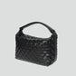 Serenity Woven Shoulder Bag | Black