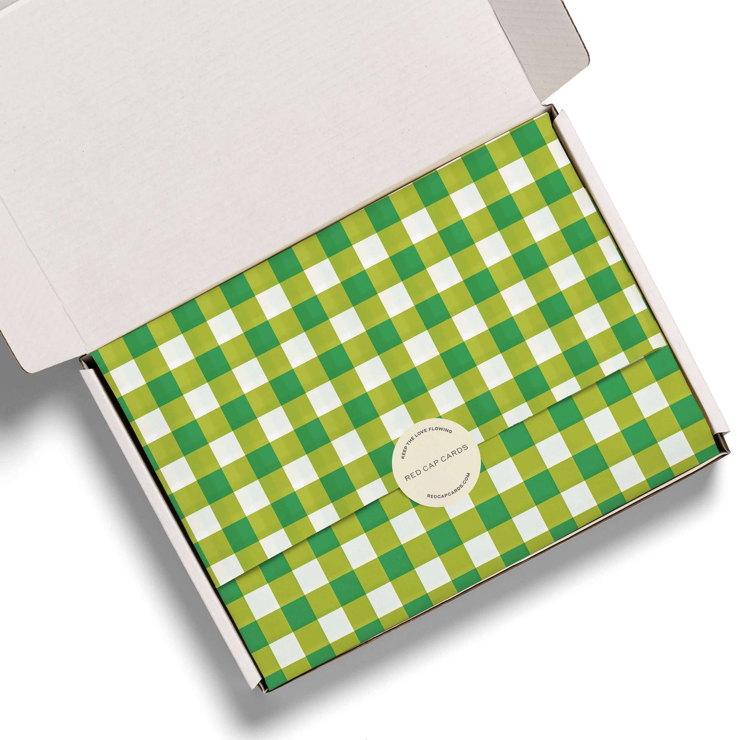 Tissue Paper Pack | Green Gingham