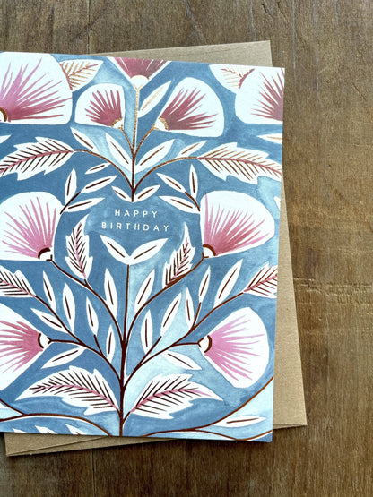 Happy Birthday Foil Stamped Card