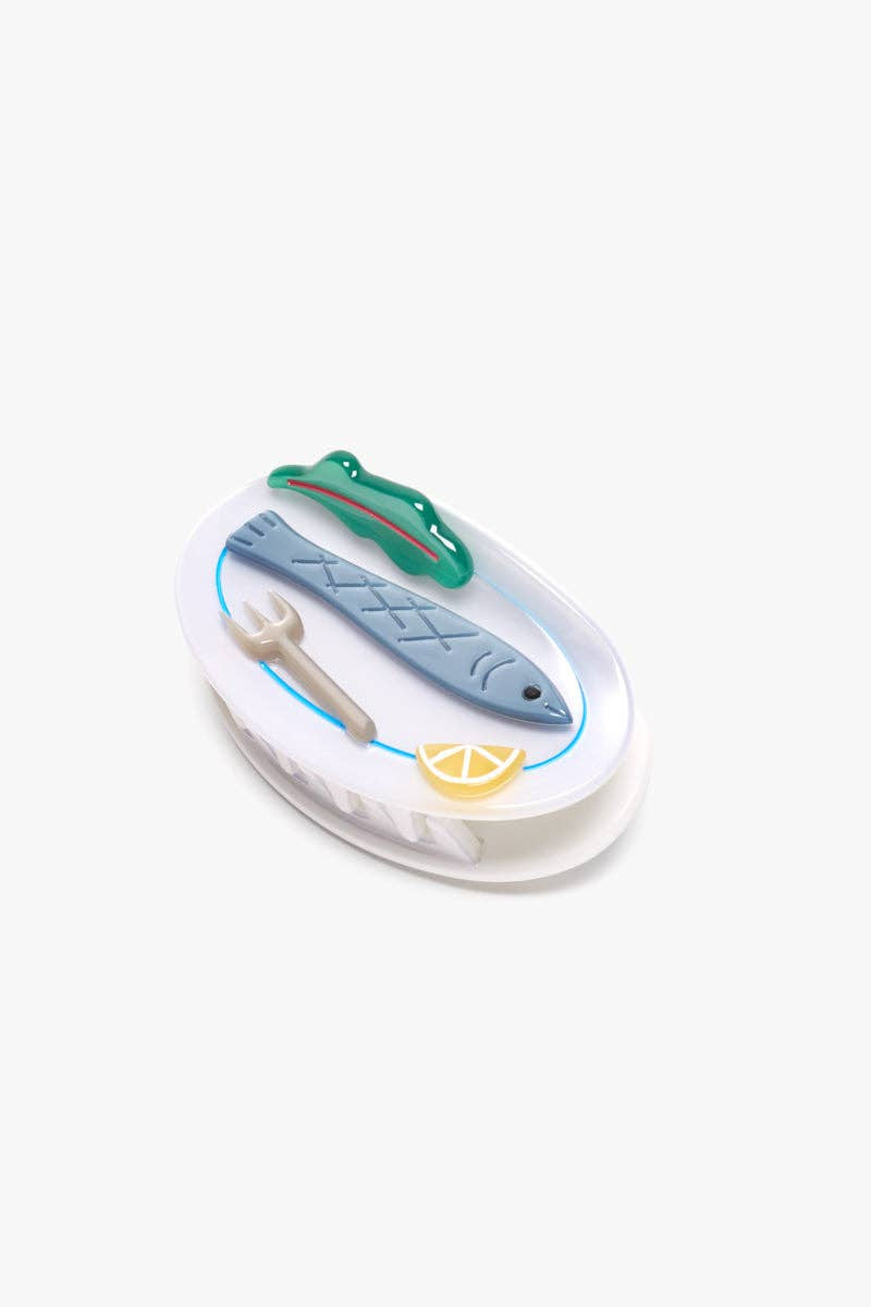 Sardine Fish Plate Hair Claw