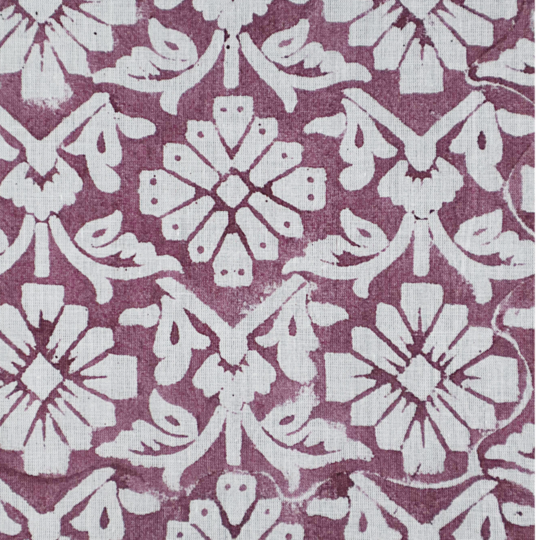 Block Printed Cotton Bandana |  Plum Mithai