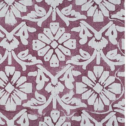 Block Printed Cotton Bandana |  Plum Mithai