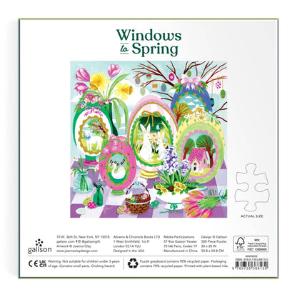 Windows to Spring | 500 Foil Piece Puzzle