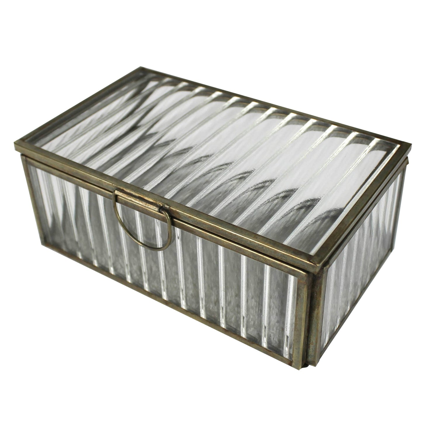 Beacon Ribbed Glass Box