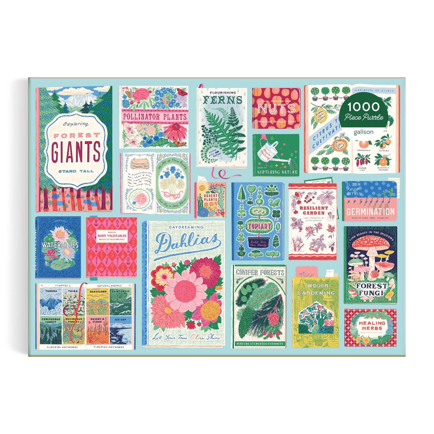 Ever Upward Botanist Bookshelf | 1000 Piece Puzzle